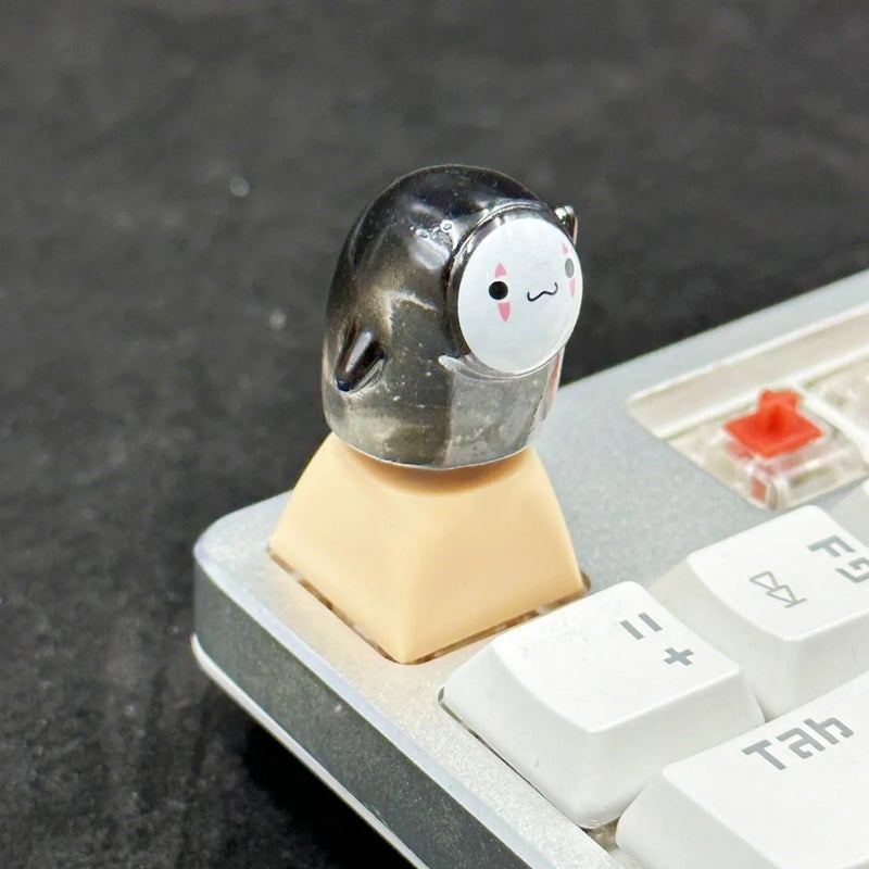 Y&D 3D No Face Man Keycap - Handmade Plastic Artisan Keycap for Gaming Mechanical Keyboards - Personalized DIY Switch Cover - Image 5